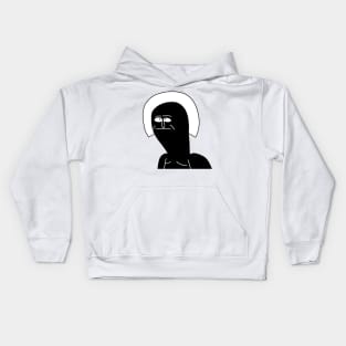 Sun God Man Kids Hoodie